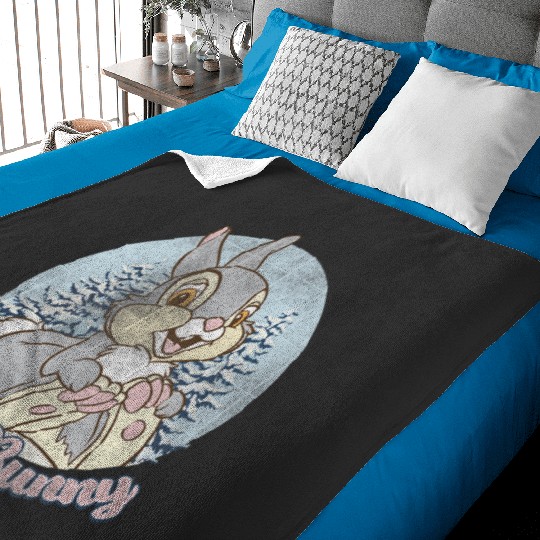 Disney Bambi Thumper Christmas Snow Bunny Baby Blankets