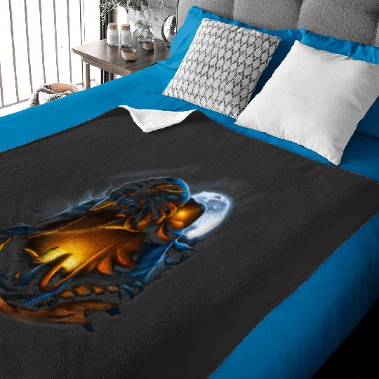 Disney Aladdin Cave Of Wonders Moonlit Airbrush Baby Blankets