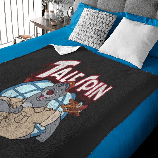 Disney TaleSpin Baloo Logo Baby Blankets