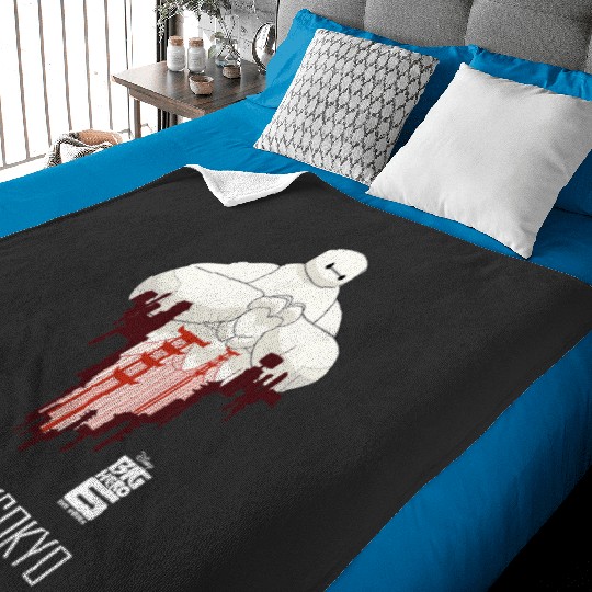 Disney Big Hero 6 TV Series Baymax SF Love Graphic Baby Blankets