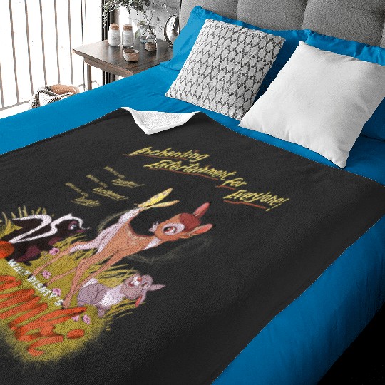 Disney Bambi Enchanting Entertainment For Everyone Retro Baby Blankets