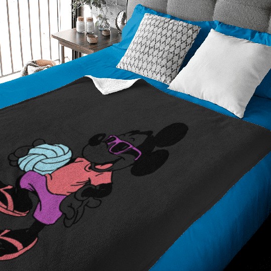 Disney Mickey Mouse Volleyball Baby Blankets