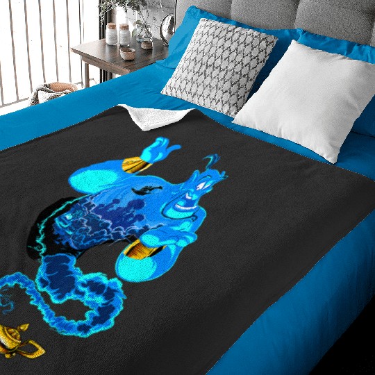 Disney Aladdin Genie Portrait Agrabah Fill Tank Top Baby Blankets