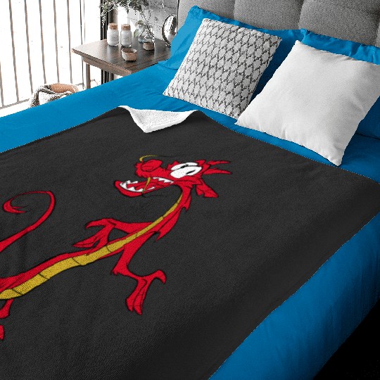 Disney Mulan Mushu Dragon Baby Blankets