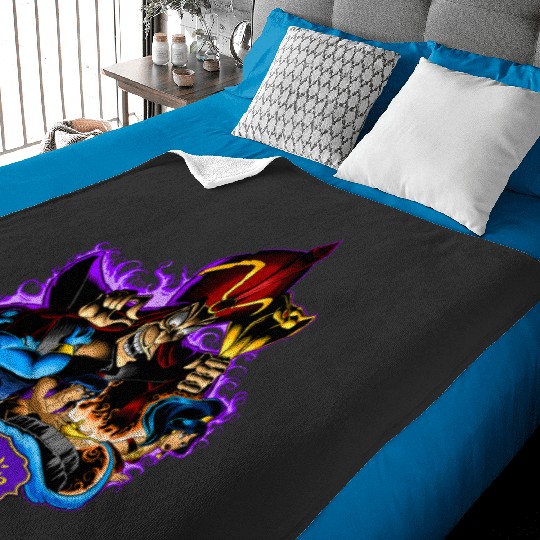 Disney Aladdin Jafar Genie Jasmine Art Graphic Baby Blankets