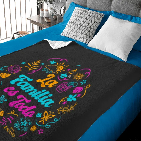 Disney Encanto La Familia es Todo Doodle Baby Blankets