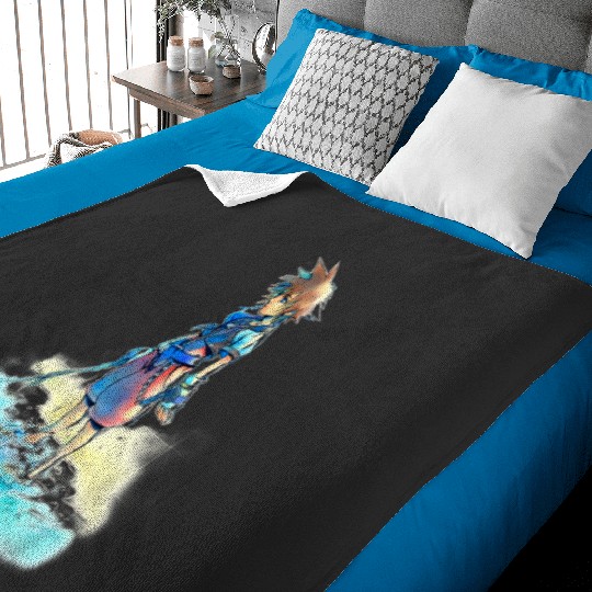 Disney Kingdom Hearts Sora Beach Sketch Baby Blankets