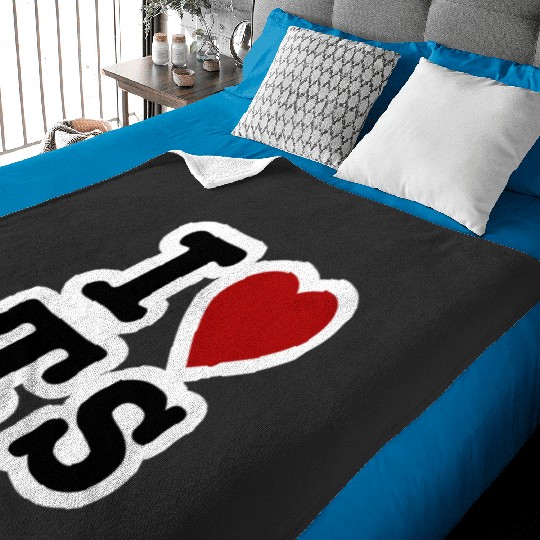 I Love Taylorr Swift Heart Baby Blankets