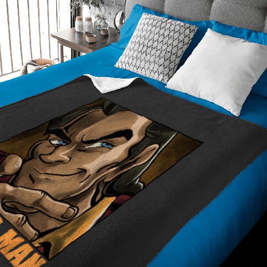 Disney Beauty And Beast Gaston Ladies Man Portrait Baby Blankets