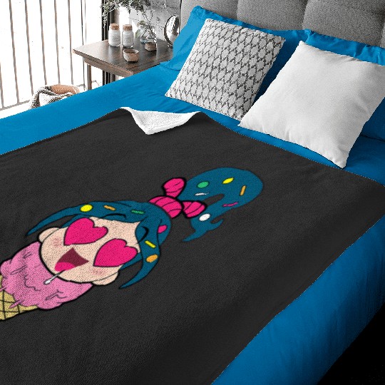 Disney Ralph Breaks the Internet Vanellope Ice Cream Baby Blankets