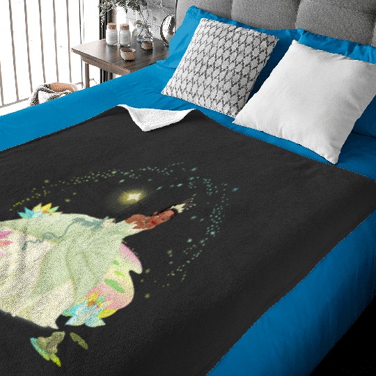 Disney The Princess and The Frog Tiana on a Bayou Baby Blankets