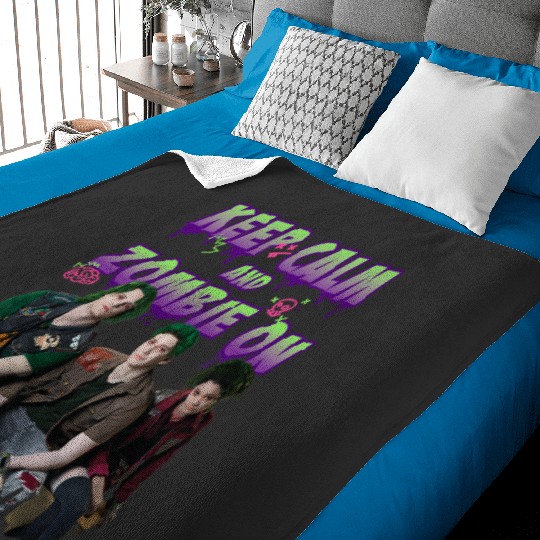 Disney Channel Zombies 2 Keep Calm and Zombie On Baby Blankets
