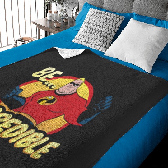 Disney Pixars The Incredibles Be Incredible Retro Vintages Baby Blankets