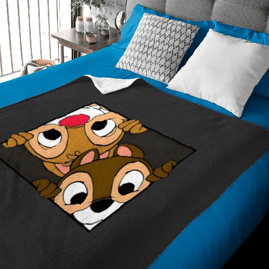 Chip n Dale Baby Blankets, Disney Character Baby Blankets, Chip and Dale Characters, Chip n Dale Snacks Baby Blankets