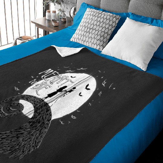 Disney The Nightmare Before Christmas Jack And Sally Zip Baby Blankets