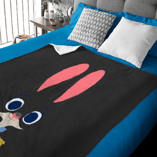 Disney Zootopia Officer Judy Hopps Face Baby Blankets