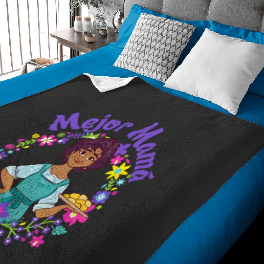Disney Encanto Julieta Madrigal Mejor Mamá Portrait Baby Blankets
