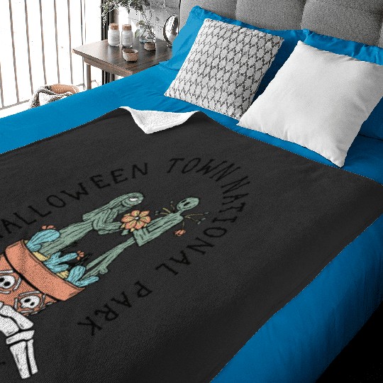 Disney The Nightmare Before Christmas Jack & Sally Cactus Baby Blankets