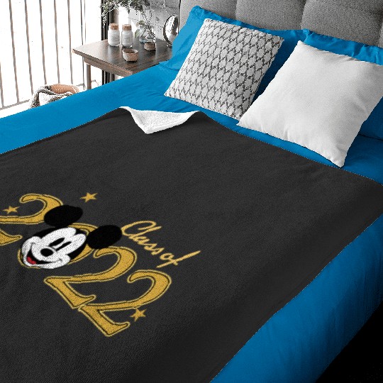 Disney Mickey And Friends Mickey Class Of 2022 Graduation Baby Blankets