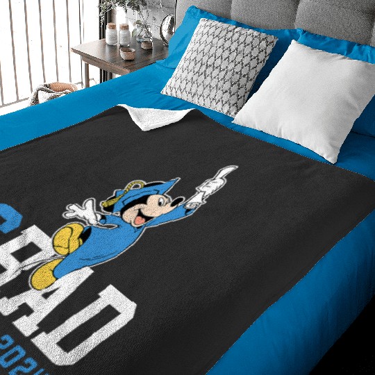 Disney Mickey Mouse 2024 Graduation Class of ’24 Rad Grad Baby Blankets
