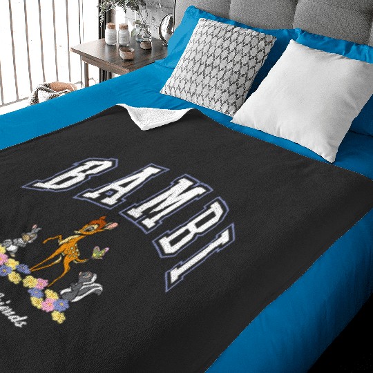 Disney Bambi And Friends Thumper Flower College Style Logo Baby Blankets