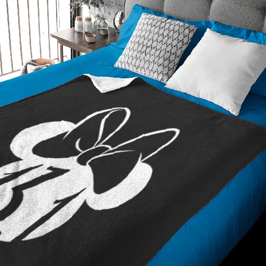 Disney Mickey And Friends Minnie Mouse Half Marathon 13.1 Baby Blankets