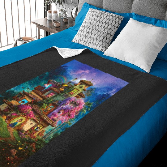 Disney Encanto Madrigal Whole House Poster Baby Blankets