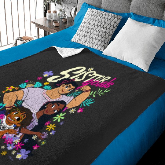 Disney Encanto Mirabel Isabela Luisa Sister Goals Baby Blankets