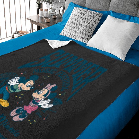 Disney - Summer Music Festival Lineup Baby Blankets