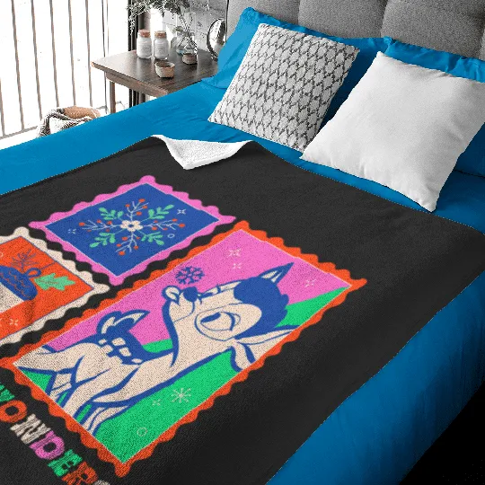 Disney Bambi Christmas Winter Wonders  Stamps Baby Blankets