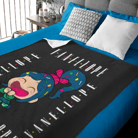 Disney Wreck-It Ralph Chibi Vanellope Excited Portrait Baby Blankets