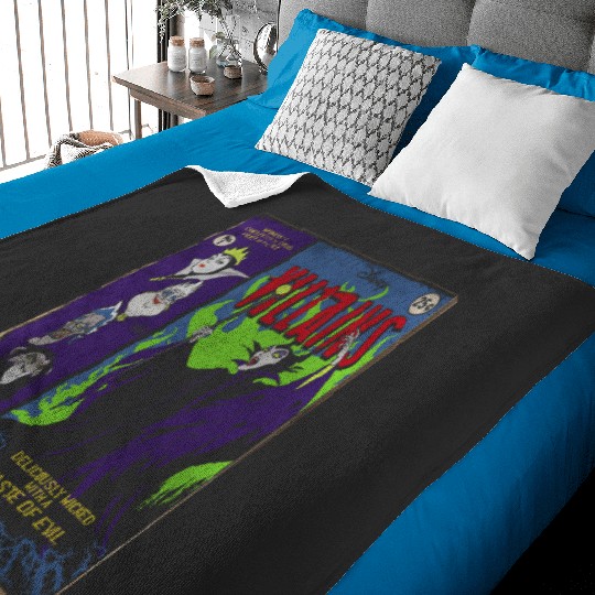 Disney Villains Deliciously Wicked Comic Baby Blankets