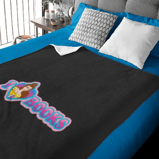 Disney Princess Belle I Heart Books Baby Blankets
