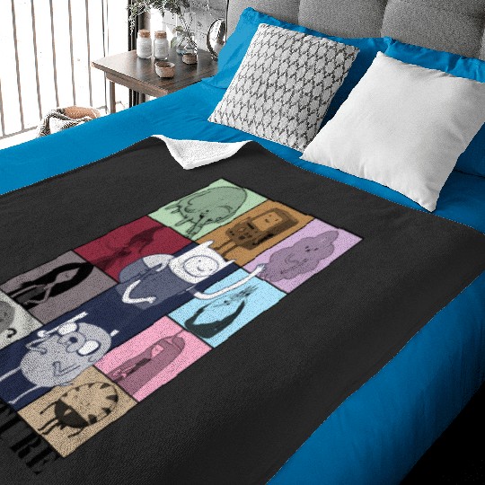 Adventure Time Eras Tour Poster (Black Print) 3074 Baby Blankets