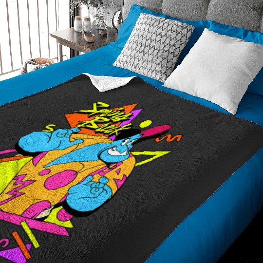 Disney Aladdin Genie Spring Break 90s Style Portrait Tank Top Baby Blankets