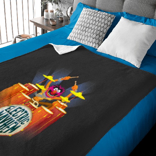 Disney The Muppets Electric Mayhem Animal Rockin' Drummer Baby Blankets