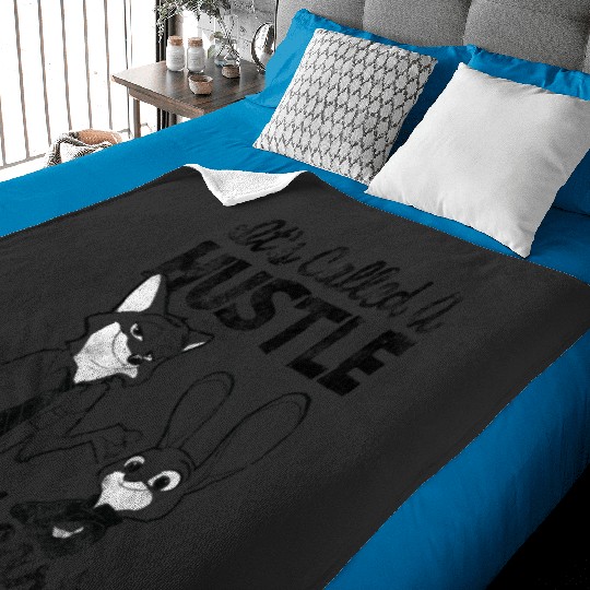 Disney Zootopia Nick Judy Its Called A Hustle Sweetheart Baby Blankets