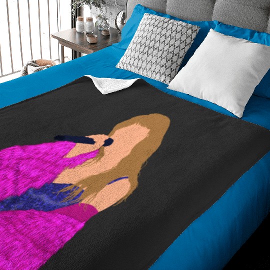 Discover Taylor the eras tour dark pink karma jacket Baby Blankets