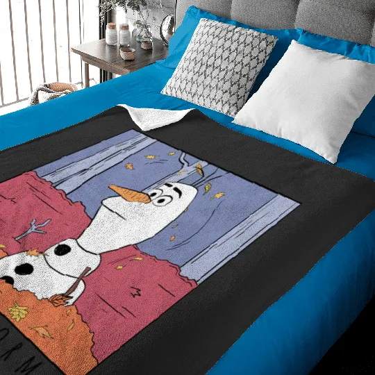 disney frozenss 2 Olaf Thats Normal Baby Blankets