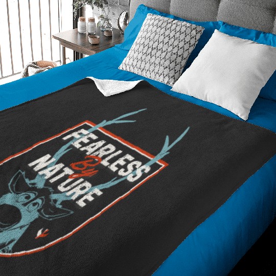 disney frozenss 2 Sven Fearless By Nature Crest Baby Blankets