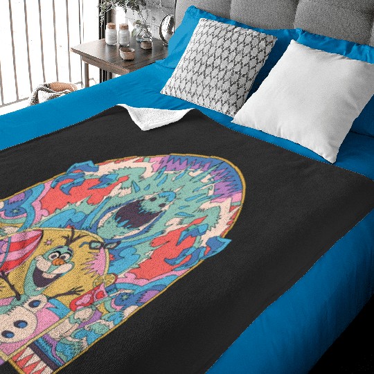 disney frozenss Olaf and Marshmallow Summer Fun Baby Blankets