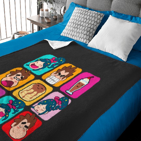 Disney Wreck-It Ralph Vanellope Ralph & Desserts Panels Baby Blankets
