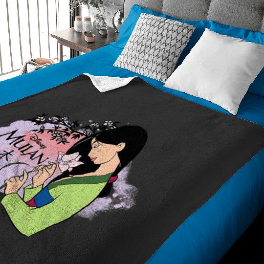 Disney Princess - Mulan Cherry Blossoms Baby Blankets