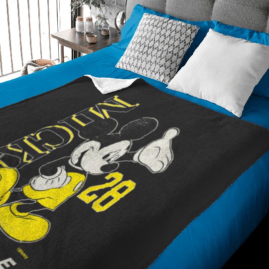 Disney Mickey Mouse  Classics 28 Black & Yellow Baby Blankets