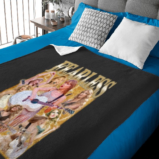 Discover Eras Tour Baby Blankets, Taylor Taylor version Merch, Fearless Era Baby Blankets
