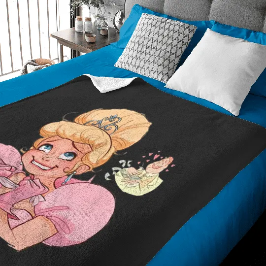 Disney Charlotte Emotions Baby Blankets, Disney Princess Baby Blankets, Princess And The Frog Baby Blankets, Disney Princess Kid Baby Blankets, Family Birthday Gift Kid.