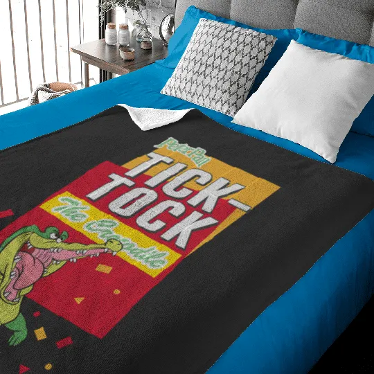 Disney Peter Pan Tick-Tock The Crocodile Confetti Poster Baby Blankets