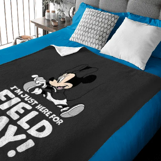 Disney - Mickey Just Here For Field Day Baby Blankets