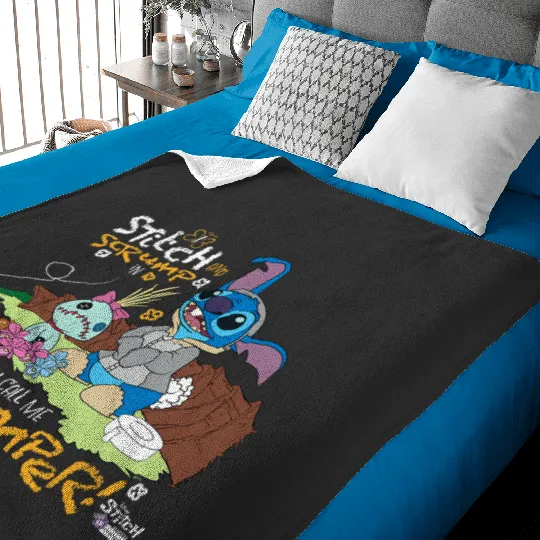 Disney 100 Stitch in Costume Bambi They Call Me Thumper Baby Blankets