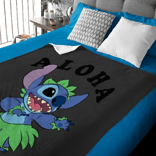 Discover Disney Lilo Stitch Aloha Hula Dancing Stitch Baby Blankets